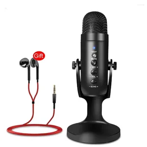 Microfoons condensor microfoon G-Mark 4 USB Tabletop MIC MIC ASMR ECHO Real-Time Monitoring Cardioid voor studio-opname YouTube Live