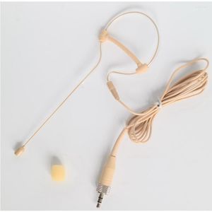 Micrófonos Cream Single Earset Auriculares Micrófono para G2 G3 G4 Micrófonos inalámbricos BodyPack System 2 Diseño cómodo