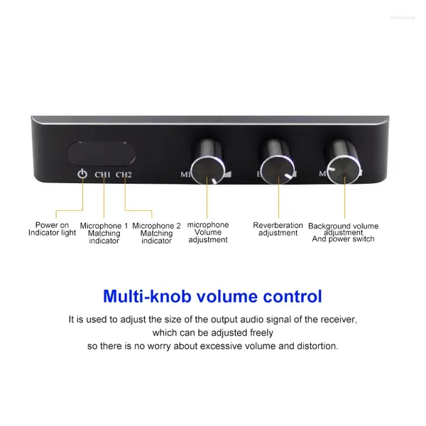 Microphones Dual Black multifonctionnel Portable Anti-Interference for Friends Gatting Ktv K Song Machine USB Karaoke micro