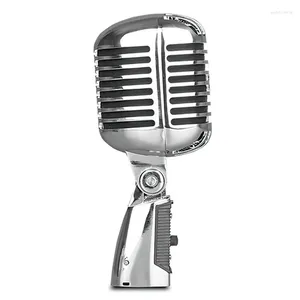 Microphones Dynamic Vintage Metal Microphone 55SH pour l'enregistrement professionnel de la musique de karaoké et de studio