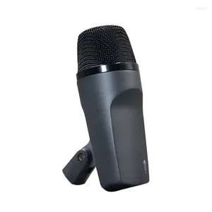 Microphones E602-II E602 Microphone d'instrument de grosse caisse avec support de bras de pince pour l'enregistrement de guitare basse fréquence karaoké en direct