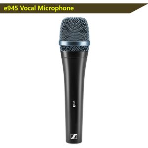 Microphones Livraison gratuite, E945 Microphone vocal professionnel cardioïde câblé, microphone karaoké, microphone vocal SennheiserType