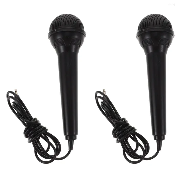 Microphones Électronique Orgue Microphone Piano Plastique Chant Accessoire 3.5mm Maison Fil Multifonctionnel