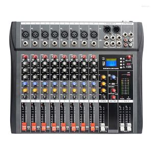 Microfoons Directe verkoop in de fabriek CT-80 Podiumprestaties Bluetooth Conferentieaudio USB-tuner Professionele 8-weg Pure Mixer