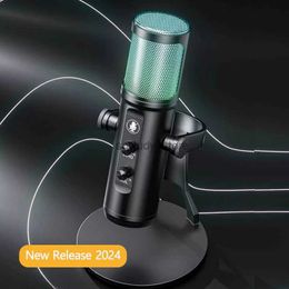 Micrófonos FIFAR USB Micrófono Estudio Professional Condensador Adecuado para PC Recording Games de transmisión Singing Microphoneq