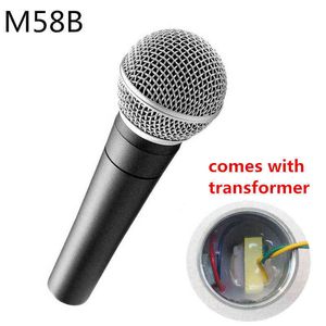 Microphones Finlemho Microphone professionnel karaoké Studio enregistrement dynamique micro Capsule Vocal portable sans fil SM58S pour Home Studio T220916