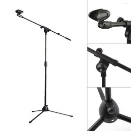 Microfoons Vloermicrofoon Statief Zwenkarm Intrekbare metalen standaard Stage Performance Live Bracket Desktop