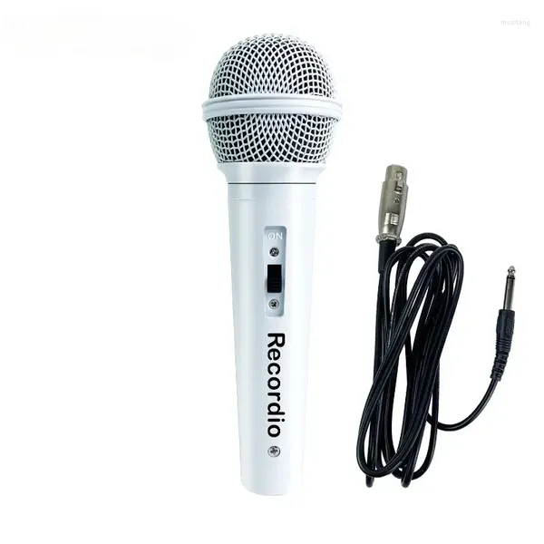 Microphones pour GAM-58W Karaoke Moving Coil Microphone Reft Home Singing with Wire Audio Microphone.