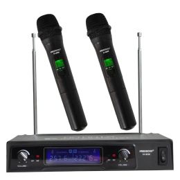 Microfoons Freeboss Kv8500 VHF Handheld draadloze microfoon Dual Channel Handhold Karaoke Microfoon Family Party Wireless Mic