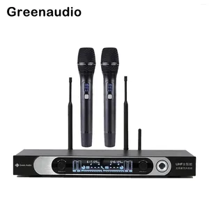 Microphones GAW-A320 UHF entièrement intelligent KTV Home Wireless Microphone Entertainment Stage Performance Conference Conference One Drag Two Mics