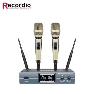 Microphones GAW9001 Dual Wireless Microphone Professionnel KTV Stage Handheld Audio System Dynamic for Performance Outdoor Activities