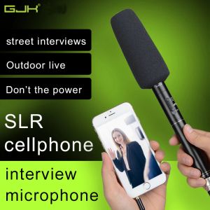 Microphones GJK Phone Mobile Street Interview microphone spécial pour les journalistes de service public