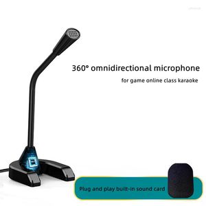 Microfoons Goëelseck Microfoon Computer Deskop Game Voice Notebook USB Universal Drive-Free Ruis Reduction Live Karaoke Homes