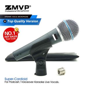 Microphones Qualité A BETA58A Microphone filaire professionnel BETA58 Micro dynamique super-cardioïde pour la performance Karaoké Scène vocale en direct T220915