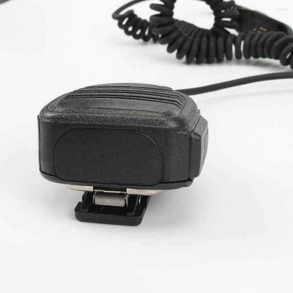 Micrófonos Micrófono de manos libres Altavoz extraíble Auricular de mano Walkie Talkie Conector de resorte Accesorios de radio de dos vías para exteriores