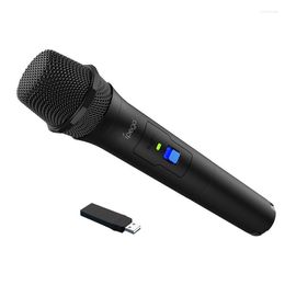 Microfoons handheldmicrofoon 15 meter draadloze transmissiemicrofoon voor perfecte geluidsmicrofoon met ontvanger