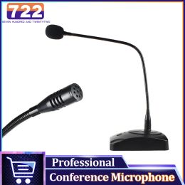 Microfoons HD GOOSENECK MICROPHONE PROFESILIE CONFERENTIE CENTRUM MIC CAPACITIVE BEOORDELING Flexibele hoge gevoeligheid Wired 6,35 mm -plug