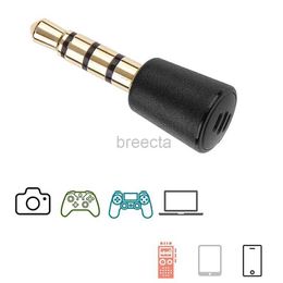 Microfoons hoogwaardige microfoon 3,5 mm audio metalen plug draagbare opname gamepad live uitzending microfoon voor PS4 laptop mobiele telefoon 240408