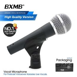 Micrófonos Micrófono cardiovascular de alta calidad SM58LC SM58S con interruptor de encendido/apagado para realizar Karaoke Live Vocalsq