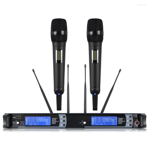 Microfoons Hoge Kwaliteit SKM9000 2 Kanalen True Diversity Draadloze Microfoon SKM 9000 Mic Voor Stage Performance