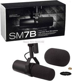 Microphones Microphone dynamique cardioïde SM7B de haute qualité Fréquence sélectionnable en studio pour l'enregistrement de podcasts