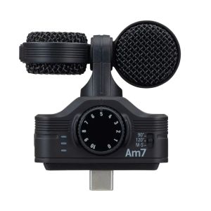 Microfoons Hoogwaardige Zoom AM7 Midside Stereo Recording Microfoon voor Android -apparaat voor muziekvideo -video -podcast Vlogging