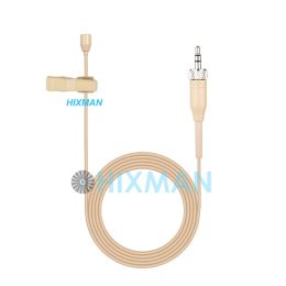 Microfoons Hixman Beige LM2SR Omnidirectiona Lav Lavalier Rapel Condensor Microfoon voor Sennheiser Evolution G1 G2 G3 G4 Wireless Sytem