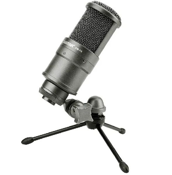 Micrófonos Hot Sell Takstar SM8BS Condensador Microfono de transmisión y grabación de micrófono sin cable de audio