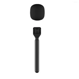 Adaptateur portatif de microphone d'interview de microphones pour Rode Wireless Go/GoII/DJI Mic/Relacart/émetteur sans fil