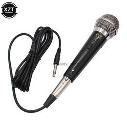 Microphones Karomoke Microphone Handheld Professional Wired Dynamic Transparent vocal Partie vocale Performance Musique populaire GQ