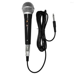 Microphones Microphone karaoké portable micro vocal dynamique filaire professionnel pour la musique vocale