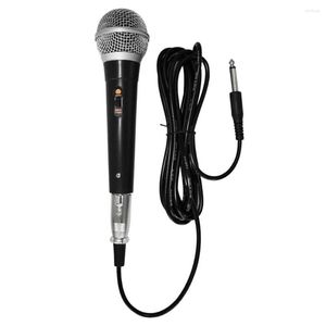 Microphones Karaoke Microphone Handheld Professional Wired Dynamic Clear Voice Mic For Vocal Music