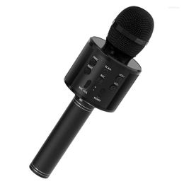 Microphones Enfants Microphone Portable Portable Sans Fil Bluetooth Karaoké Pour BoysGirls Cadeau Fête D'anniversaire