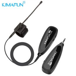 Microfoons kimafun geschikt voor elke stijl van fluit omnidirectionele condensieve instrument Microfoon 2.4G draadloze mini Goielseck Microfoon