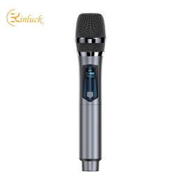 Microphones Kinglucky 2022 Microphone à usage sans fil Onetotwo avec récepteur FM Stage Professional K Song Home