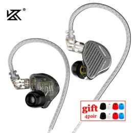 Microphones KZ PR1 Pro Seconde génération 13.2 mm Unité planaire Écouteur de musique Hifi Bass Monitor Earbuds Sport Headset