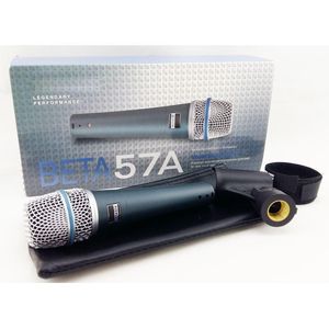Microfoons Label Hoge kwaliteit versie Beta 57A Zang Karaoke Handheld dynamische bedrade microfoon Microfone Mike 57 A Mic Drop Deliver Dhogw