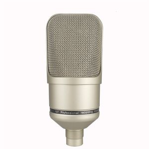 Microfoons Grootmembraan Professionele condensatormicrofoonset met gratis schokdempermicrofoon voor gamingopnamen Zingen Podcast Living 221115
