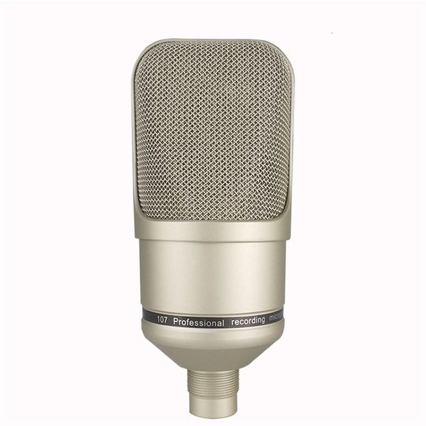 Microphones Kit de Microphone à condensateur professionnel à grand diaphragme avec micro à montage par choc gratuit pour l'enregistrement de jeu chant Podcast Living 221115