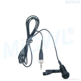 Microphones Microphone audio cardioïde de revers lavalier pour Sennheiser EW100 EW300 EW500 G1 G2 G3 G4 Clips de cravate sans fil MICS 2m fil