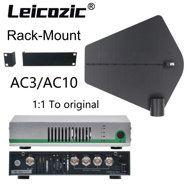 Microphones Leicozic AC3 combiner pagaye / amplificateur de distribution AC10 + combinateur actif 450960 MHz pour le système de moniteur d'oreille