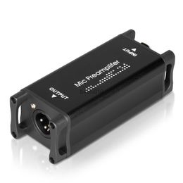 Microfoons MA-1-Professional Microfoon Pre-plifier Dynamische Microfoon Amplifie XLR Audio-adapter Registratie Verbeterde geluidseffectapparatuur HKD230818