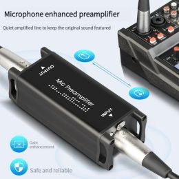 Micrófonos MA1 Microfono Preamplificador Alctron para la cinta pasiva Dynamic Microphone Preamp Booster para la grabación de estudio en vivo