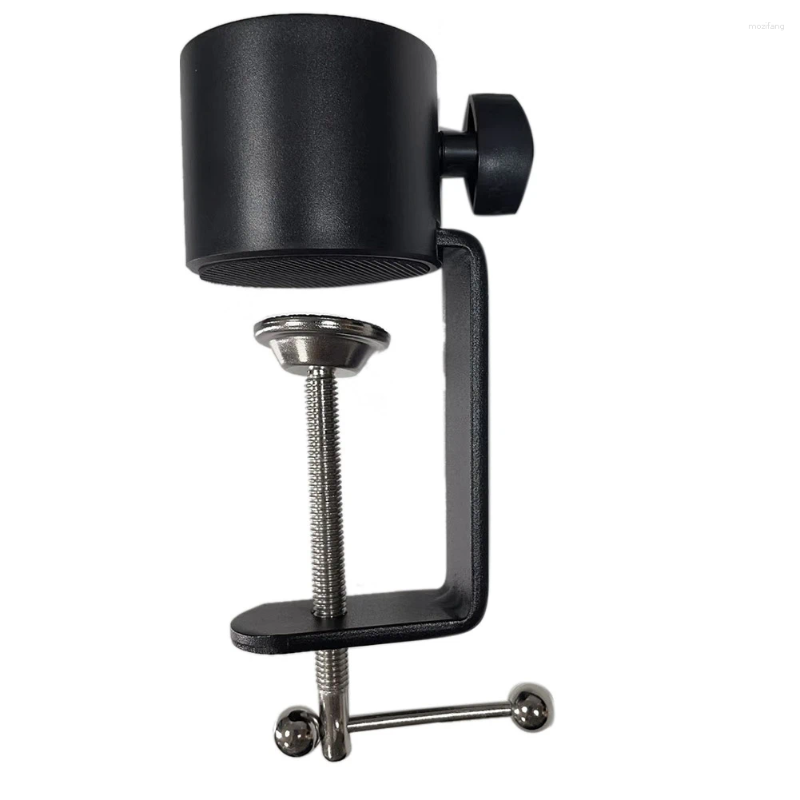Microfones suporte de metal braçadeira suportes de montagem de mesa base clipe de mesa para microfone suspensão boom scissor braço suporte
