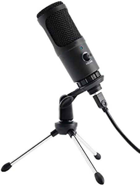 Microphones Metal Condenser Recording Microphone pour ordinateur portable Mac ou Windows Cardiod Studio Recording Voix, Voice Overs, diffusion en streaming