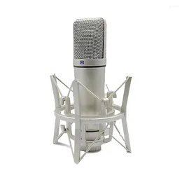 Microphones Microphone à condensateur professionnel en métal U87 Studio pour ordinateur de jeu enregistrement chant Podcast carte son YouTube