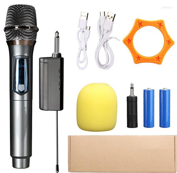 Microphones Micfuns W5 UHF Microphone Bluetooth Dynamique Hypercardioïde De Poche Sans Fil Avec Récepteur Pour KTV Lecture Stage Hi-Fi Confernce