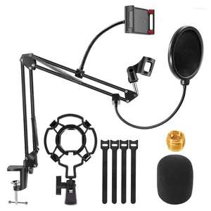 Microphones Microphone ARM ARRON SICSOR ALIGNABLE MIC BURANT MONT POUR LE JEU DE STREATING EN DIRECT