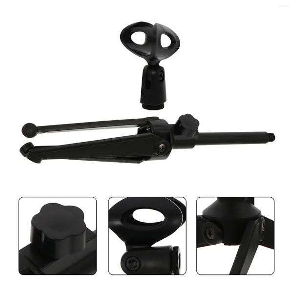 Microphones Clip de microphone Support de micro de bureau Bras de bureau Bras de table en alliage d'aluminium Table en plastique