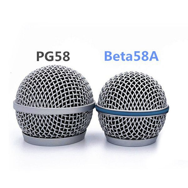 Microphones Microphone Grill Head Ball Ball Cover Pièces ACC Remplacement du bricolage pour Beta58A 230816